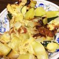 卵せんべい's cooksnap of when they made 簡単！ズッキーニのスパニッシュオムレツ.