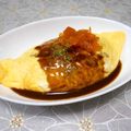 ＠迷子＠'s cooksnap of when they made 残りカレーでとろ〜りチーズオムライス.