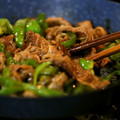 aicooking♪'s cooksnap of when they made 牛薄切りとピーマンのオイスターソース炒め.