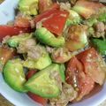 りんむちゃん's cooksnap of when they made アボカドとトマトのカフェ丼.