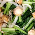 ママてんてん's cooksnap of when they made 小松菜とベビーホタテの炒め物.