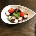 こたにい's cooksnap of when they made 黄金比で5分！タコきゅうりトマトのマリネ.