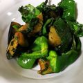 maritan★'s cooksnap of when they made 茄子とピーマン甘辛炒め*大葉まみれで～♬.