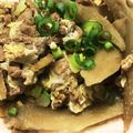 記念樹's cooksnap of when they made 牛肉とごぼうの卵とじ（柳川風）.