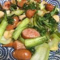 なってぃー's cooksnap of when they made チンゲン菜とエリンギの炒めもの.