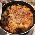 ijya's cooksnap of when they made 豚肉で肉じゃが♡.