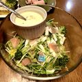 暴走インコ's cooksnap of when they made 山芋、生ハム、豆苗の簡単サラダ.