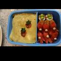 せつせつせつ's cooksnap of when they made 【キャラ弁】いちごのオムライス弁当.