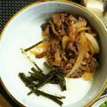 M130018's cooksnap of when they made 夏バテ解消☆スタミナピリ辛牛とろ丼.