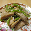 mcc5646's cooksnap of when they made 塩豚と水菜の柚子胡椒和え.
