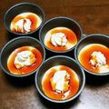 おにぎり99's cooksnap of when they made レンジで簡単♪ほうじ茶プリンの黒蜜がけ.