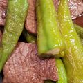 パンちゃんの台所's cooksnap of when they made 甘長とうがらしと牛肉の甘辛炒め☆.