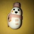 kohseimama's cooksnap of when they made キャラ弁おかず☆うずらの雪だるまちゃん♪.