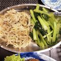 redeagle's cooksnap of when they made もやしとほうれん草のナムル.