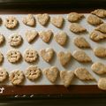 ひろ0719's cooksnap of when they made 卵、バター，牛乳不使用クッキー.
