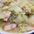 くろさとる's cooksnap of when they made 春雨入り＊白菜とベーコンの洋風煮.