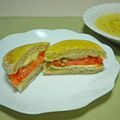 オレンジデイ's cooksnap of when they made にんにく香る☆ジューシートマホットサンド.