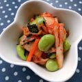 まこさんど's cooksnap of when they made 簡単！枝豆キムチ韓国海苔あえ.