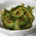 クックBKZOX9☆'s cooksnap of when they made ゴーヤの梅おかか和え.