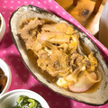ルークとジェイのママ's cooksnap of when they made 豚肉・蒲鉾・玉ねぎ・たまごの他人煮.