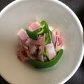 にむばすしゅたーぜん's cooksnap of when they made ピーマンとベーコン、レンジで一品.