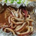 青もみじ1234's cooksnap of when they made お手軽！イカワタ味噌のバターホイル焼き.