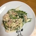 もも☆ピピ's cooksnap of when they made ゴーヤと豆腐の和風ツナマヨサラダ.