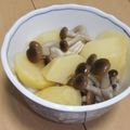 きらり流れ星's cooksnap of when they made じゃが塩きのこ.