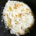 にゃんだふるっ's cooksnap of when they made 芋づるの炊き込みごはん【JA福岡市】.