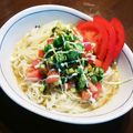 きっさたけまる's cooksnap of when they made おくらとトマトのツナマヨそうめん.