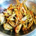 まりるれろキッチン's cooksnap of when they made 糸こんにゃくでかさマシ❀鶏ゴボウ炒め❀.