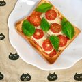 ふたごゆき's cooksnap of when they made マルゲリータ風トースト.