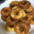 ぴよぴよ66's cooksnap of when they made スライスチーズを使って★焼きドーナツ★.