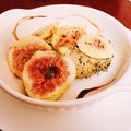chokolin's cooksnap of when they made 鶏もも肉といちじくのバルサミコソースかけ.