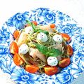 カルン's cooksnap of when they made ドライトマトのカプレーゼ風冷製パスタ.