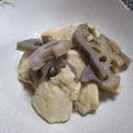 ジョングレ's cooksnap of when they made レンコンと鶏ササミの超簡単煮物♪.