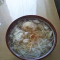 ラリー＆サラ's cooksnap of when they made トロトロたこ焼き入りにゅうめん.