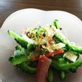 ちゅーりっぷママ☆'s cooksnap of when they made ゴーヤーと玉ねぎの酢の物.