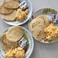 やしの木123's cooksnap of when they made 小麦粉と水だけ！簡単お焼き風おやつ.