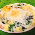 ☆miiikaa☆'s cooksnap of when they made 熱々♡簡単ほうれん草ウインナーグラタン.