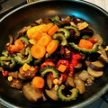 クックBNQ5PD☆'s cooksnap of when they made 茄子とゴーヤの青シソ炒め.