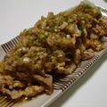 はちれ's cooksnap of when they made 豚肉のうす焼☆ねぎだれソース.