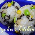 yukiはぴ's cooksnap of when they made 夏のまぜごはん☆枝豆コーン.