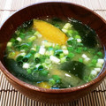 あーこ姐's cooksnap of when they made かぼちゃとわかめの味噌汁.