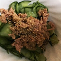 komasan♪'s cooksnap of when they made きゅうりの塩もみツナ和え.