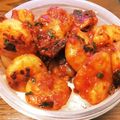 ☆た〜ら☆'s cooksnap of when they made トマトケチャップで簡単中華　減塩えびチリ.