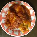 松阪商人's cooksnap of when they made ささみのバジル＆クリチーロール♪トマト煮.