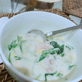 Josiey's cooksnap of when they made ほうれん草と鮭のクリーム煮.