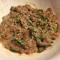 ぶた婦人's cooksnap of when they made 納豆・梅・胡瓜の和え物.