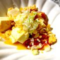 earth。's cooksnap of when they made 豆腐とトマトの卵炒め.